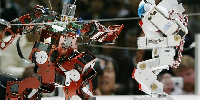 Batalla de robots estilo murciano