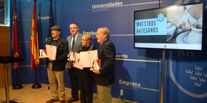 Registro artesano de la Región de Murcia alcanza los 630 miembros